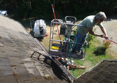 Integral Roofing & Construction Moss Removal Work